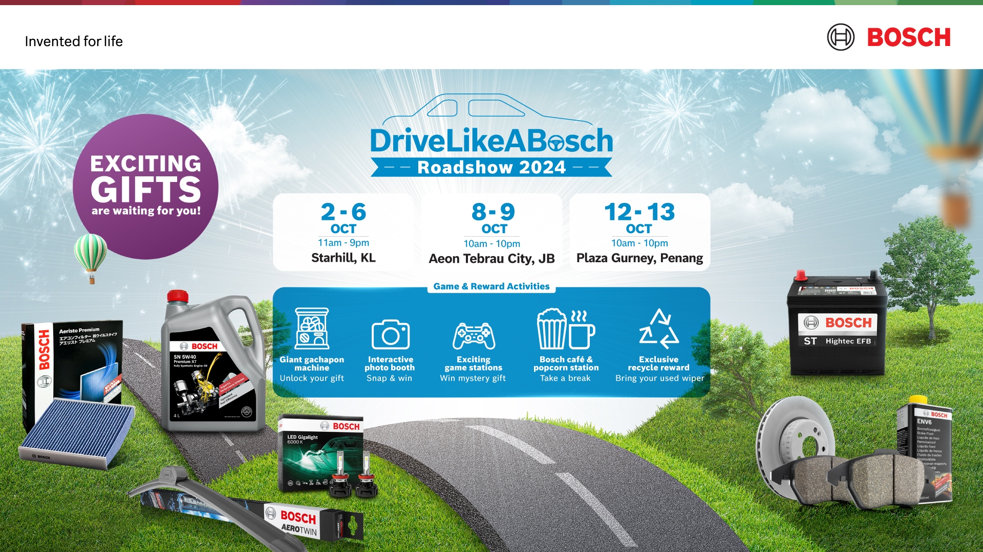 Bosch Malaysia's LED Roving Truck Roadshow brings exclusive deals and ...