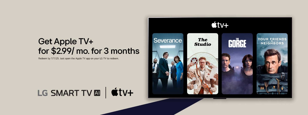LG offers 3 months of Apple TV+ for RM7.90 per month in Malaysia from ...